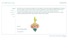 Tablet Screenshot of ainemcguinness.ie